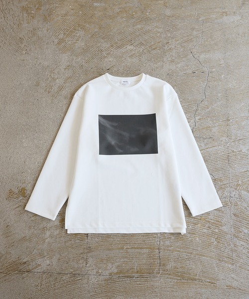 SOCCE(ソーシー)の「コットンポンチサイドスリットプリントロンT(Tシャツ/カットソー・メンズ・ホワイト系2/ブラック系1/ホワイト系1/ブラック系2・M/S/XL/L)」の20枚目の写真