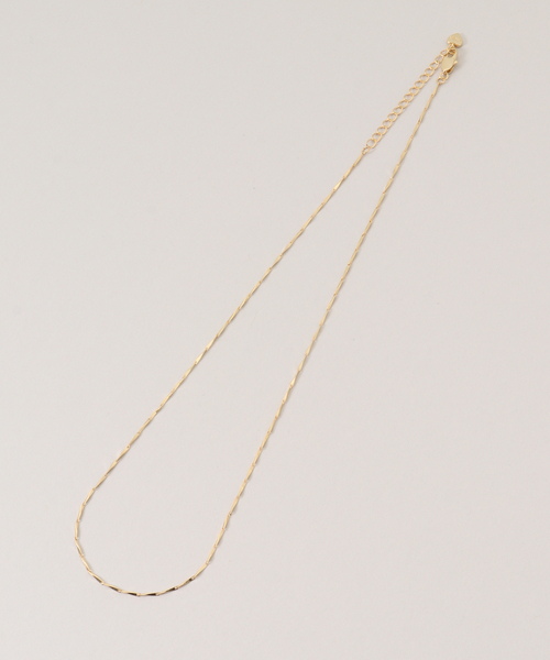 SLOBE IENA(スローブイエナ)の「Theia Jewelry/テイア ジュエリー ツイストチェーンネックレス 82046N0013(ネックレス・レディース・ゴールド・FREE)」の7枚目の写真