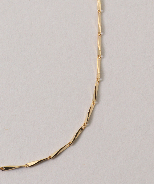 SLOBE IENA(スローブイエナ)の「Theia Jewelry/テイア ジュエリー ツイストチェーンネックレス 82046N0013(ネックレス・レディース・ゴールド・FREE)」の3枚目の写真