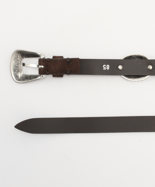 PUNTOVITA/プントヴィータCONCHO BELT ドゥーズィ コンチョ PUNTOVITA/プントヴィータ】CONCHO LEATHER BELT（ベルト