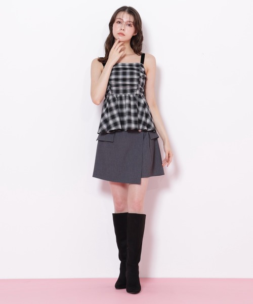 JILL by JILL STUART（ジルバイジルスチュアート）の「◇ラップスカパン（その他パンツ・レディース・グレー/ブラウン系その他/ブラック・MEDIUM/SMALL）」の18枚目の写真