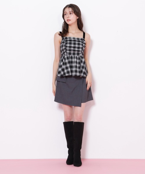 JILL by JILL STUART（ジルバイジルスチュアート）の「◇ラップスカパン（その他パンツ・レディース・グレー/ブラウン系その他/ブラック・MEDIUM/SMALL）」の21枚目の写真