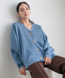 LOWRYS FARM | デコボタンＢＩＧＶカーディガン　 581285(カーディガン/ボレロ)