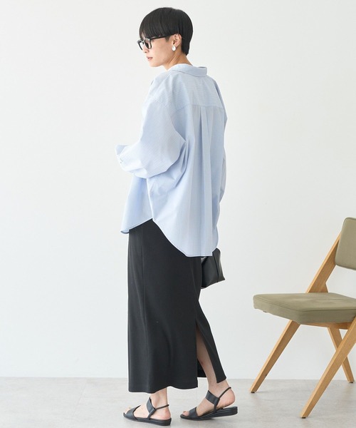 AMERICAN HOLIC（アメリカンホリック）の「針抜きリブナロースカート（スカート・レディース・チャコールグレー/ダークグリーン/ホワイト系その他2/キャメル/ブラック・M/L）」の11枚目の写真