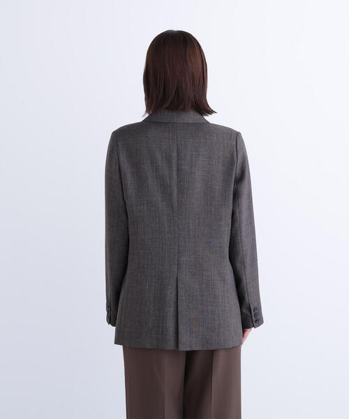 セール】◇シャークスキン SETUPダブルブレストジャケット（テーラード