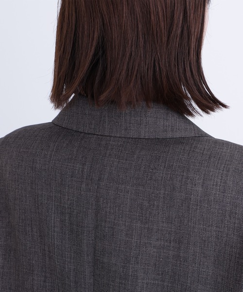 セール】◇シャークスキン SETUPダブルブレストジャケット（テーラード