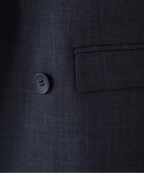 NATURAL BEAUTY BASIC（ナチュラルビューティーベーシック）の「◇シャークスキン SETUPダブルブレストジャケット（テーラードジャケット・レディース・ダークブラウン/ネイビー・SMALL/MEDIUM）」の13枚目の写真