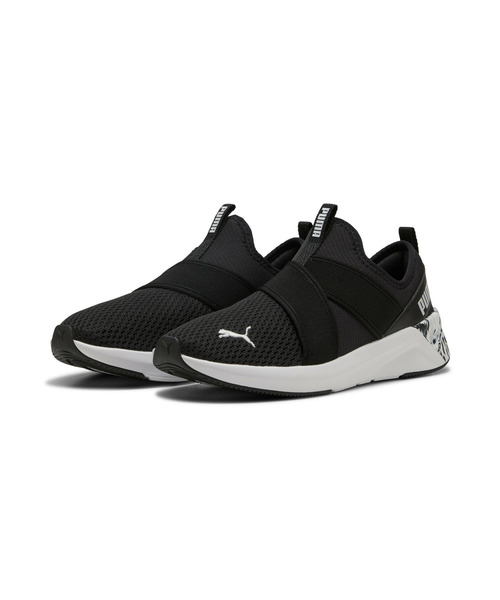 PUMA(プーマ)の「PUMA プーマ ウィメンズ ソフトライド ハルリー スリップオン M ランニング(スニーカー・レディース・ホワイト系その他/ブラック系その他2・24.5cm/24.0cm/23.5cm/26.0cm/25.5cm/25.0cm/23.0cm/22.5cm/22.0cm)」の3枚目の写真