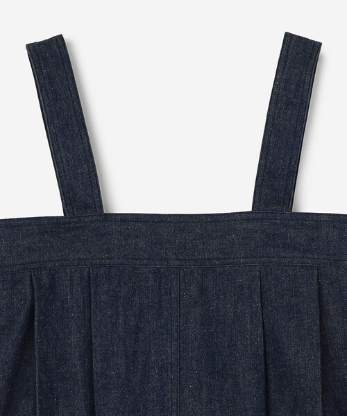 HAVERSACK（ハバーザック）の「HAVERSACK |〈別注〉デニム  ジャンパースカート WOMEN（ワンピース・レディース・インディゴブルー・F）」の4枚目の写真