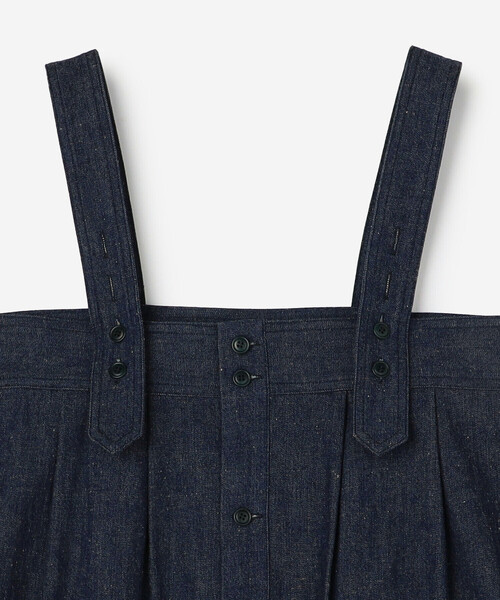HAVERSACK（ハバーザック）の「HAVERSACK |〈別注〉デニム  ジャンパースカート WOMEN（ワンピース・レディース・インディゴブルー・F）」の5枚目の写真