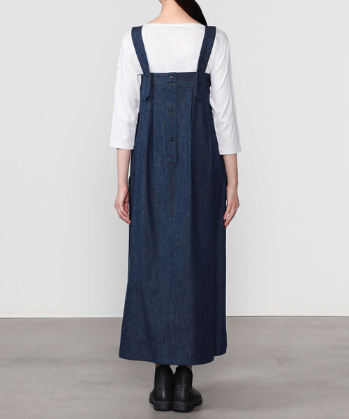 HAVERSACK（ハバーザック）の「HAVERSACK |〈別注〉デニム  ジャンパースカート WOMEN（ワンピース・レディース・インディゴブルー・F）」の11枚目の写真