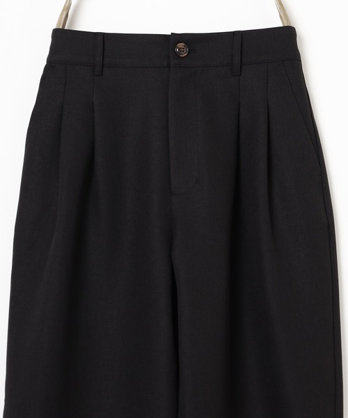 Honeys（ハニーズ）の「ストレートパンツ（股下６４ｃｍ）（スラックス・レディース・ブラック/ヘザーチャコール/ブラウン・SS/S/M/LL/L）」の15枚目の写真