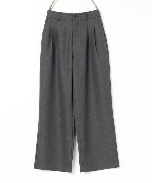 Honeys（ハニーズ）の「ストレートパンツ（股下６４ｃｍ）（スラックス・レディース・ブラック/ヘザーチャコール/ブラウン・SS/S/M/LL/L）」の16枚目の写真