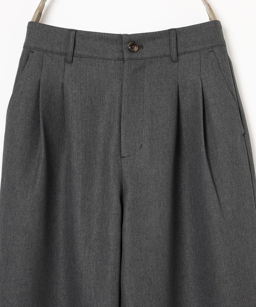 Honeys（ハニーズ）の「ストレートパンツ（股下６４ｃｍ）（スラックス・レディース・ブラック/ヘザーチャコール/ブラウン・SS/S/M/LL/L）」の17枚目の写真