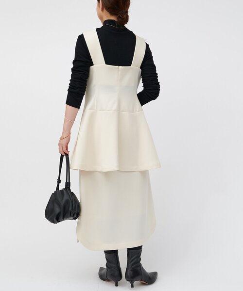 LIVETART（リヴェタート）の「裾ラウンドタイトスカート（スカート・レディース・アイボリー/ブラック・FREE）」の11枚目の写真