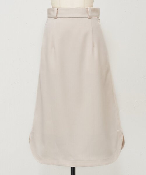 LIVETART（リヴェタート）の「裾ラウンドタイトスカート（スカート・レディース・アイボリー/ブラック・FREE）」の15枚目の写真