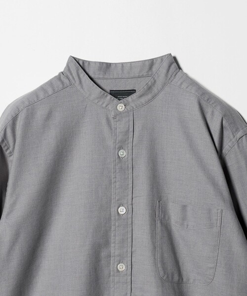 green label relaxing(グリーンレーベルリラクシング)の「ナチュラルフィット バンドカラー シャツ(シャツ/ブラウス・メンズ・ネイビー/グレー系/オリーブ/ダークグレー・S/XS/L/M/XL)」の16枚目の写真