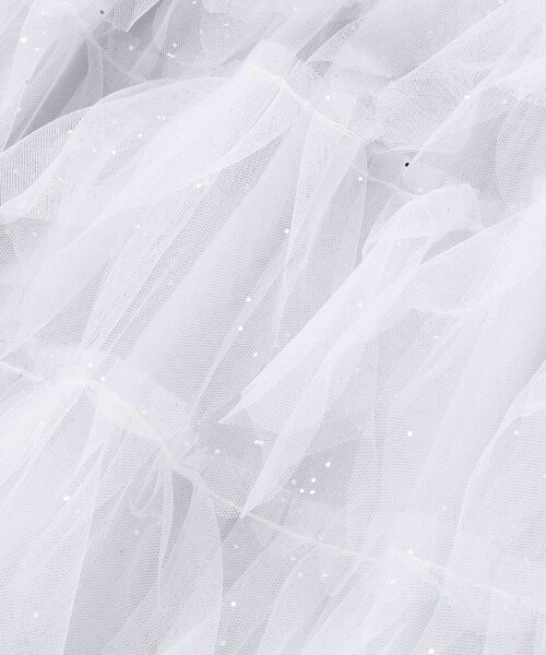 SLAP SLIP（スラップスリップ）の「【お揃い】スカラップチュールスカートドッキングワンピース(80~130cm)（ワンピース・キッズ・オフホワイト/ピンク・130cm/90cm/80ｃｍ/120cm/110cm/100cm）」の9枚目の写真