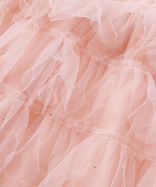 SLAP SLIP（スラップスリップ）の「【お揃い】スカラップチュールスカートドッキングワンピース(80~130cm)（ワンピース・キッズ・オフホワイト/ピンク・130cm/90cm/80ｃｍ/120cm/110cm/100cm）」の18枚目の写真