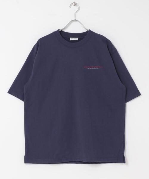 FORK&SPOON（フォークアンドスプーン）の「FORK&SPOON　Norman Rockwell T-shirts（Tシャツ/カットソー・メンズ・オフホワイト/ネイビー・4/5）」の5枚目の写真