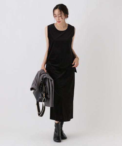 Elura（エルーラ）の「ベロアタンク/582313（タンクトップ・レディース・ダークブラウン/ブラック・FREE）」の17枚目の写真