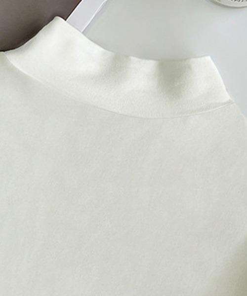 DAY CLOSET(デイ クローゼット)の「レディース 秋冬のきれいめコーデに。長袖ハイネックリブトップス(ニット/セーター・レディース・キナリ/ホワイト/ブラック/グレイッシュベージュ/ダークグレー・L/M)」の19枚目の写真