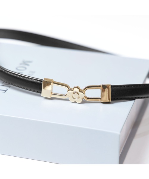 MARY QUANT（マリークワント）の「フックデイジーバックル ベルト（ベルト・レディース・ブラック・FREE）」の6枚目の写真