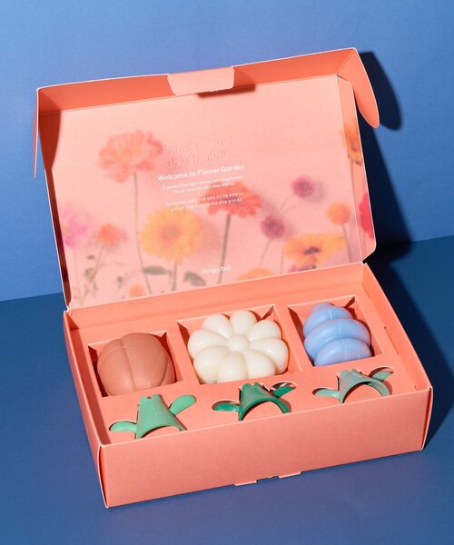 BIRTHDAY BAR（バースデイバー）の「【donggubat】Flower Garden Perfume Bar Set　パフュームバー（石鹸/ボディソープ・レディース・サーモンピンク・0）」の2枚目の写真