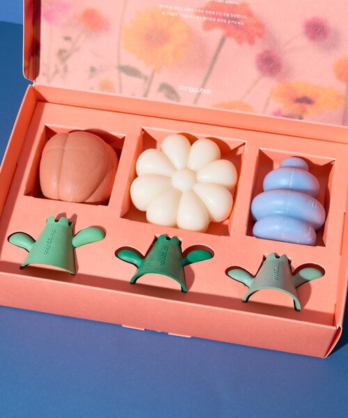 BIRTHDAY BAR（バースデイバー）の「【donggubat】Flower Garden Perfume Bar Set　パフュームバー（石鹸/ボディソープ・レディース・サーモンピンク・0）」の3枚目の写真