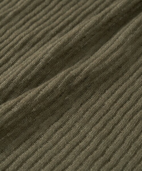 RIVE DROITE（リヴドロワ）の「【抜け感◎】シアーUネックニット（ニット/セーター・レディース・グレー/カーキ・FREE）」の16枚目の写真