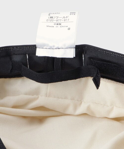 OPAQUE.CLIP（オペークドットクリップ）の「ラメツイードキャスケット（キャスケット・レディース・オフホワイト/ブラック・00）」の7枚目の写真