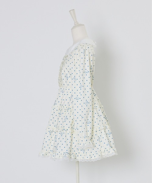 Lolime by mellfy memory(ロリミー バイ メルフィーメモリー)の「angel bunny frill mini dress(ワンピース・レディース・ホワイト/ピンク・M/LL)」の13枚目の写真