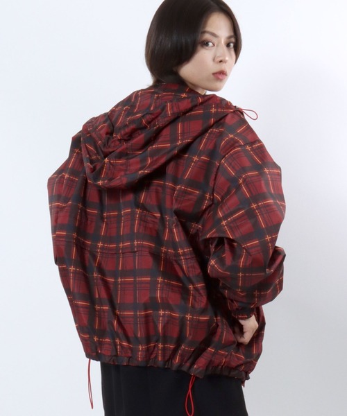 セール】ワンポイント刺繍 ダブルジップ パーカー/ブルゾン