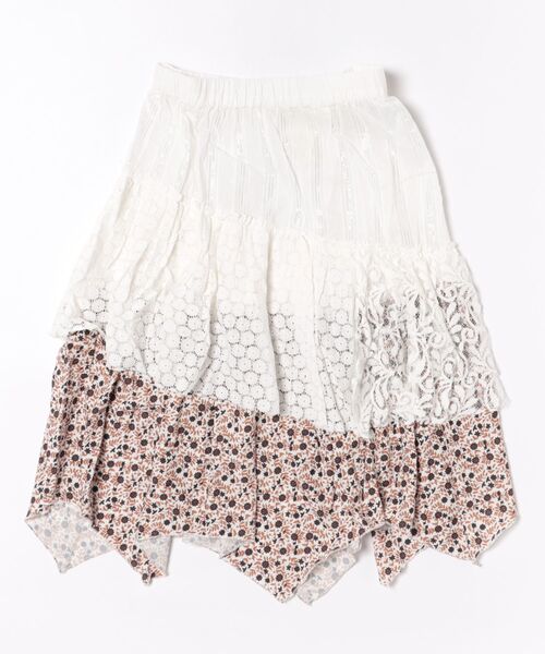 チャイハネ（チャイハネ）の「【チャイハネ】サリレアミディスカート（スカート・レディース・ブラック/ピンク/ホワイト/マスタード・FREE）」の2枚目の写真