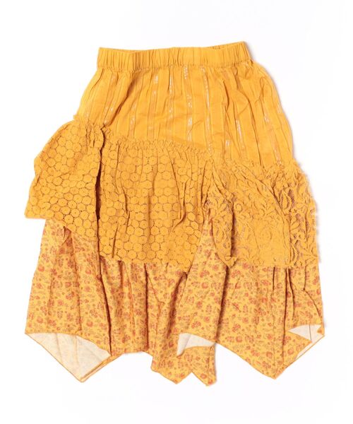 チャイハネ（チャイハネ）の「【チャイハネ】サリレアミディスカート（スカート・レディース・ブラック/ピンク/ホワイト/マスタード・FREE）」の8枚目の写真