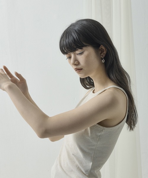 ORLEAN(オルレアン)の「【ORLEAN】フープイヤリング パール石モチーフデザイン(イヤリング・レディース・ゴールド/ゴールド系1/シルバー/シルバー系1・フリー)」の19枚目の写真