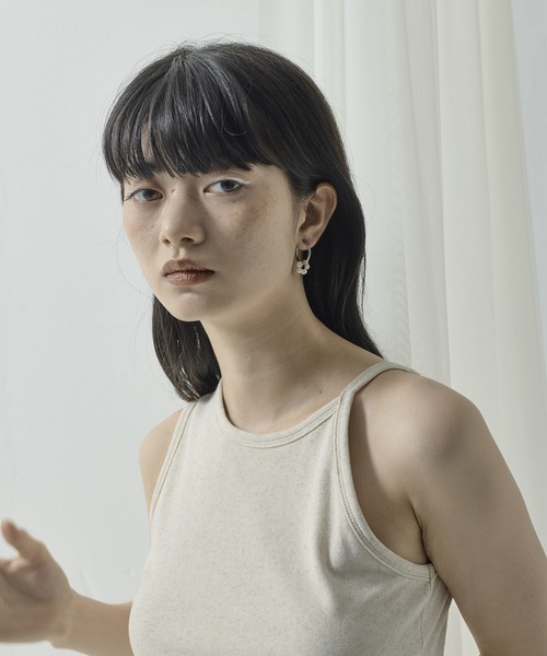 ORLEAN(オルレアン)の「【ORLEAN】フープイヤリング パール石モチーフデザイン(イヤリング・レディース・ゴールド/ゴールド系1/シルバー/シルバー系1・フリー)」の22枚目の写真