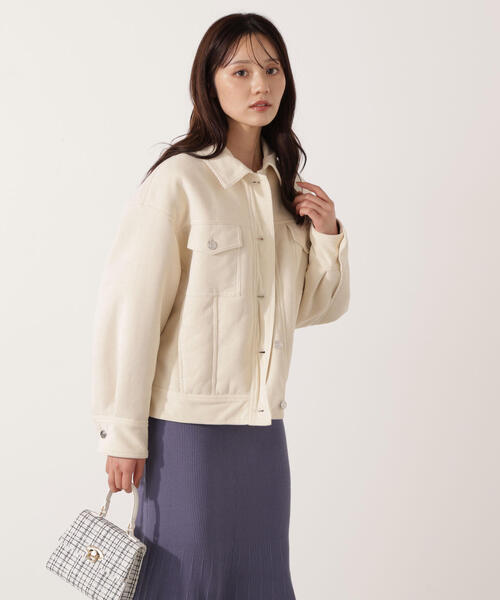 PROPORTION BODY DRESSING（プロポーションボディドレッシング）の「コーデュロイブルゾン / 1215255004（ブルゾン・レディース・ホワイト系その他/ベージュ・MEDIUM/SMALL）」の4枚目の写真