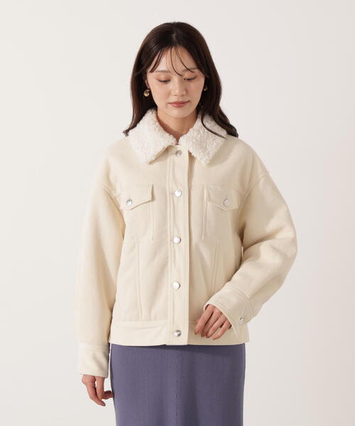 PROPORTION BODY DRESSING（プロポーションボディドレッシング）の「コーデュロイブルゾン / 1215255004（ブルゾン・レディース・ホワイト系その他/ベージュ・MEDIUM/SMALL）」の9枚目の写真