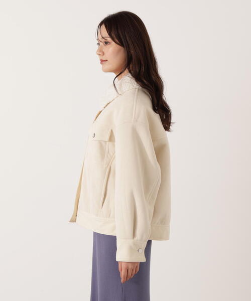 PROPORTION BODY DRESSING（プロポーションボディドレッシング）の「コーデュロイブルゾン / 1215255004（ブルゾン・レディース・ホワイト系その他/ベージュ・MEDIUM/SMALL）」の10枚目の写真