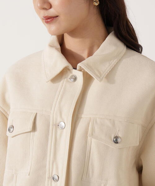 PROPORTION BODY DRESSING（プロポーションボディドレッシング）の「コーデュロイブルゾン / 1215255004（ブルゾン・レディース・ホワイト系その他/ベージュ・MEDIUM/SMALL）」の15枚目の写真