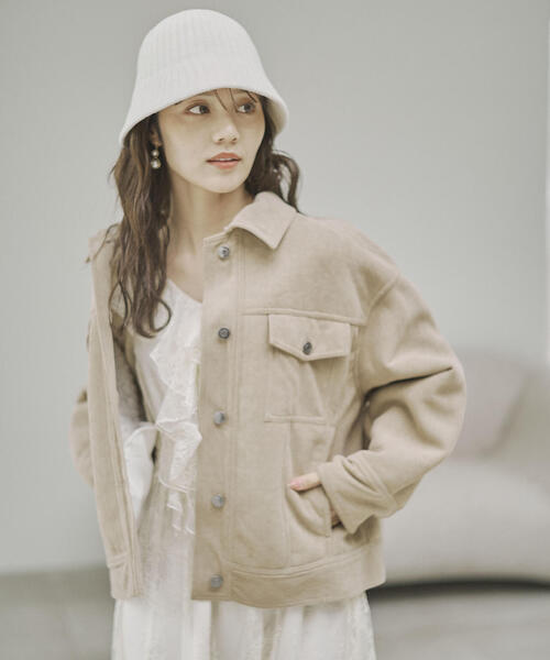 PROPORTION BODY DRESSING（プロポーションボディドレッシング）の「コーデュロイブルゾン / 1215255004（ブルゾン・レディース・ホワイト系その他/ベージュ・MEDIUM/SMALL）」の20枚目の写真