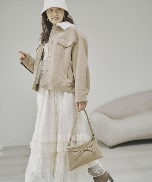 PROPORTION BODY DRESSING（プロポーションボディドレッシング）の「コーデュロイブルゾン / 1215255004（ブルゾン・レディース・ホワイト系その他/ベージュ・MEDIUM/SMALL）」の21枚目の写真