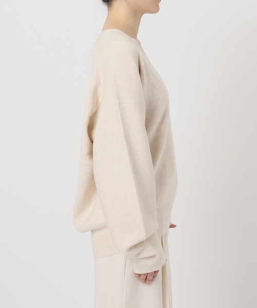 セール】カシミヤMIX スムースVプルオーバー（ニット/セーター