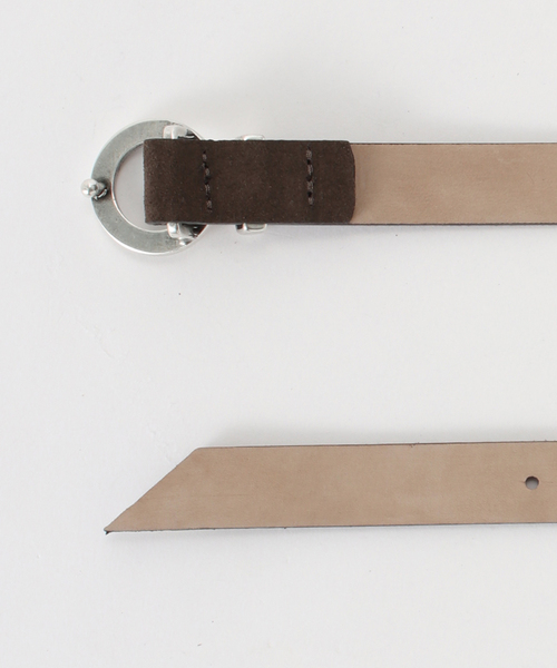 新品未使用✨LEFIJE レフィエ スエードオーバルベルト　ベージュ LEFIJE スエード ベルト｜トゥモローランド 公式通販