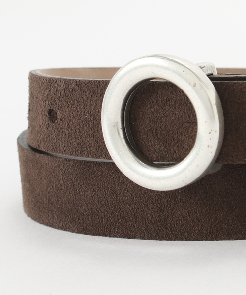 新品未使用✨LEFIJE レフィエ スエードオーバルベルト　ベージュ LEFIJE スエード ベルト｜トゥモローランド 公式通販