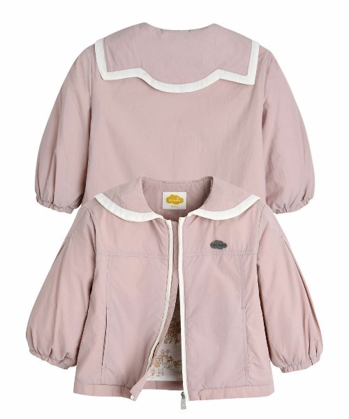 moimoln(モイモルン)の「ルミーナイロンジャンパー(ナイロンジャケット・キッズ・ピンク・120cm/100cm/110cm/90cm)」の1枚目の写真