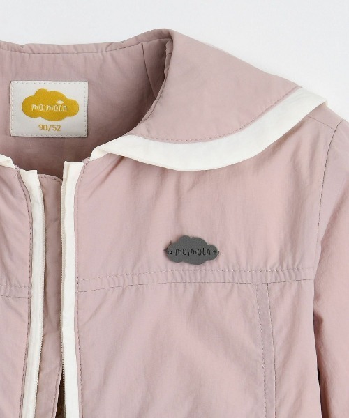 moimoln(モイモルン)の「ルミーナイロンジャンパー(ナイロンジャケット・キッズ・ピンク・120cm/100cm/110cm/90cm)」の5枚目の写真