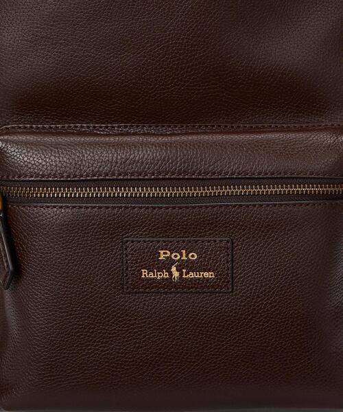 POLO RALPH LAUREN（ポロ ラルフ ローレン）の「ペブルド レザー バックパック（バックパック/リュック・メンズ・ブラウン系・ONE）」の8枚目の写真