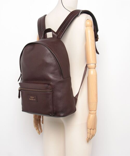 ペブルド レザー バックパック（バックパック/リュック）｜POLO RALPH